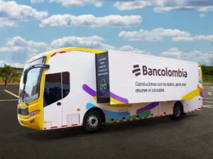 Unidad móvil Bancolombia