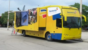 Unidad móvil Bancolombia