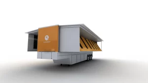 Trailer abatible