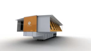 Trailer abatible