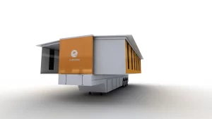 Trailer abatible